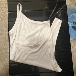 Stillwater one shoulder white bodysuit EUC